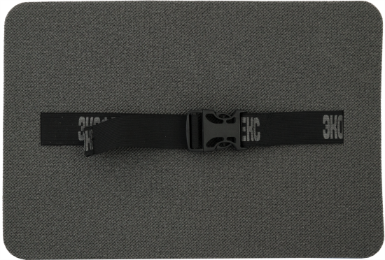 Сиденье туристическое 35L23 35x1x23 см полиэтилен синий/черный