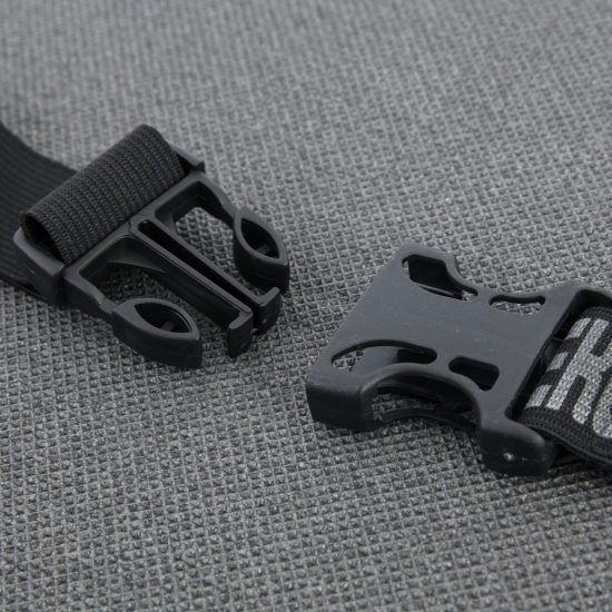 Сиденье туристическое 35L23 35x1x23 см полиэтилен синий/черный