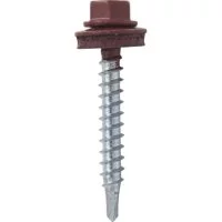 Кровельный саморез Kenner 5,5х25 RAL3011 красно-коричневый (3000 шт.)