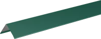 Планка для наружных углов 100x100 мм 2 м 0.4мм RAL 6005 Зеленый