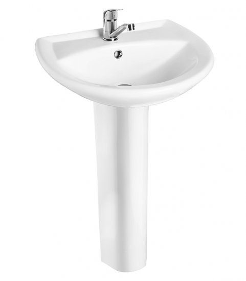 Раковина Sanita Аттика 55 см подвесная белая (ATC55SAWB01)