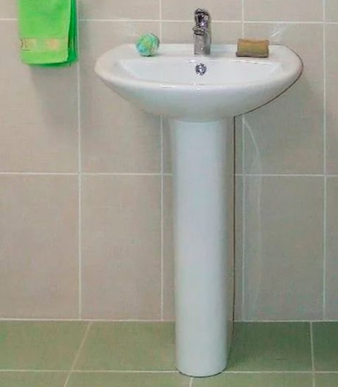 Раковина Sanita Аттика 55 см подвесная белая (ATC55SAWB01)