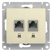 Компьютерная механизм розетки Systeme Electric Glossa