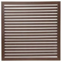 Экран для радиатора 60x60 см ПВХ цвет венге