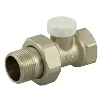 Клапан запорный СТМ 3/4 ВР(г) х 3/4 НР(ш) для радиатора (CARSVL34)