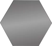 Зеркальная плитка Omega Glass NNLM63 сота 20x17.3 см глянцевая цвет графит 1 шт.