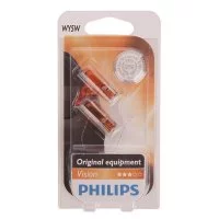 Автолампа PHILIPS WY5W W2.1*9.5d YELLOW 12V /1/10