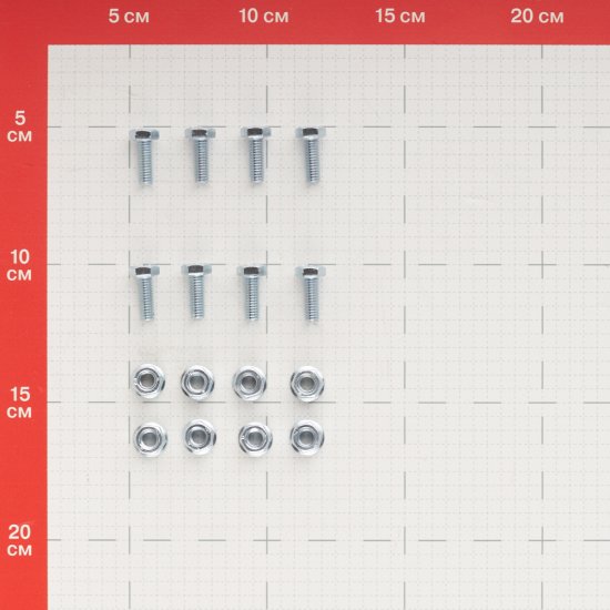 Полка для металлического стеллажа КМ 35x700x300 мм