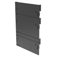 Заглушка торцевая 200x140x160 мм цвет черный