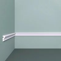 Молдинг из экополимера ударопрочный 20х9х2000 мм под покраску Bello Deco XPS M 2 белый