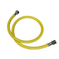 Шланг для газа ПВХ армированный СТМ 1/2 НР(ш) х 1/2 ВР(г) 100 см желтый