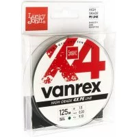 Плетеная леска Lucky John Vanrex х4 BRAID Moss Green 125/020