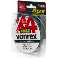Плетеная леска Lucky John Vanrex BBS х4 BRAID Moss Green 125/032