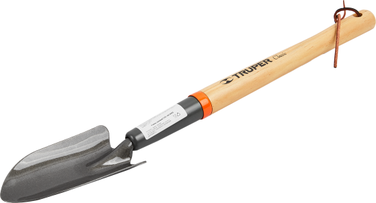 Совок садовый Truper 15032 55 см деревянный черенок сталь бежевый