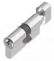 Цилиндр Palladium AL 60 T01 CP 60 30х30 мм ключ/вертушка хром