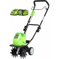 Аккумуляторный культиватор GreenWorks G40TL