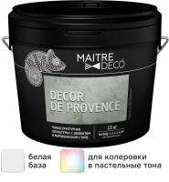 Штукатурка тонкоструктурная Maitre Deco «Decor de Provence» эффект марокканского стиля 15 кг