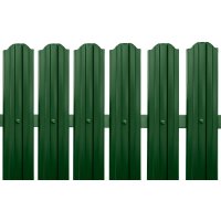 Металлический М-образный штакетник Металлика штк-1.2-6005/6005