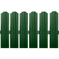 Металлический М-образный штакетник Металлика штк-1-6005