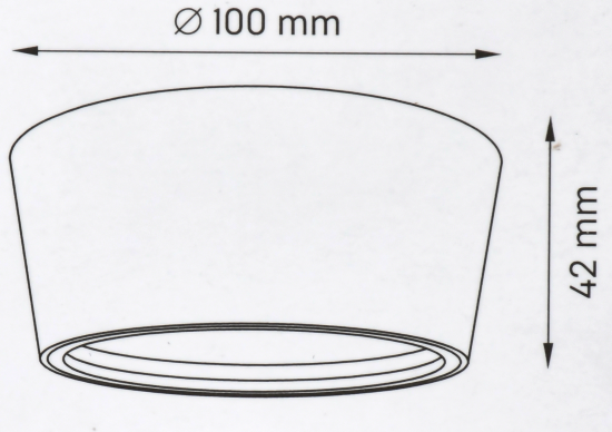 Светильник уличный потолочный IEK 5104 35 Вт IP65 цвет черный