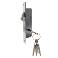 Замок врезной Kale 201F-BS20-NI-5KEY-STB хром