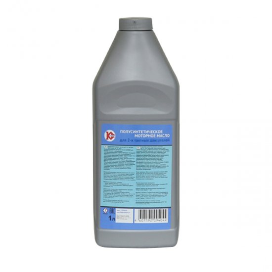 Масло моторное 2Т Калибр полусинтетическое 1л