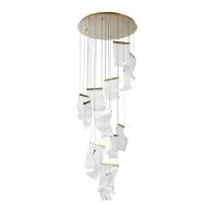 Люстра светодиодная подвесная Arte Lamp Grappolo 42 Вт 4000К 7 кв.м (A2283SP-14GO)