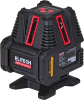Нивелир лазерный Elitech HD LN 8D зеленый луч, 20 м
