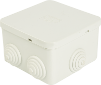 Коробка распределительная Экопласт 85x85x50 мм цвет серый IP44