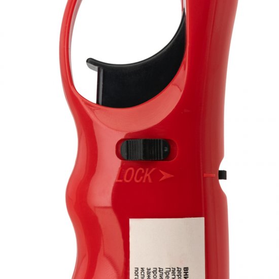 Пьезозажигалка бытовая многоразовая цвет красный