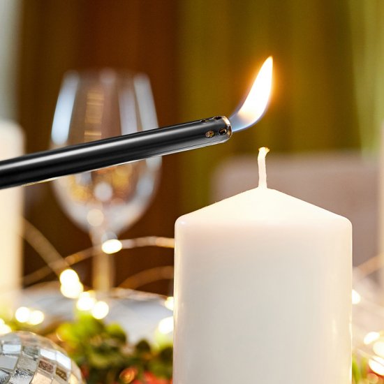 Пьезозажигалка бытовая многоразовая цвет красный