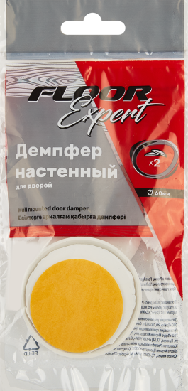 Демпфер дверной настенный цвет белый