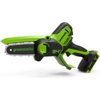 Аккумуляторная цепная мини пила GreenWorks 2008707