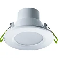 Светильник встраиваемый светодиодный белый 6 Вт 4000К IP44 Navigator ДВО (94833)