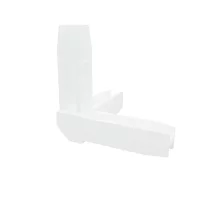 Коннектор для штанги Лофт Bevel 3 алюминий цвет белый