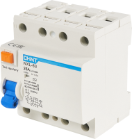 УЗО CHINT NXB-63S 4P 25 A 30 мА 6 кА AC