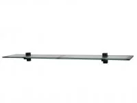Полка для ванной Турин 80F стеклянная 12.5x80 см