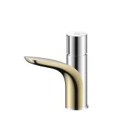 Смеситель для раковины ARGOtech Gelios хром/золото нажимной (35-04LGELIOSgold)