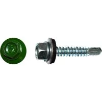 Кровельный саморез КРЕП-КОМП 4,8x29 RAL6002 зелёный 3500 шт.