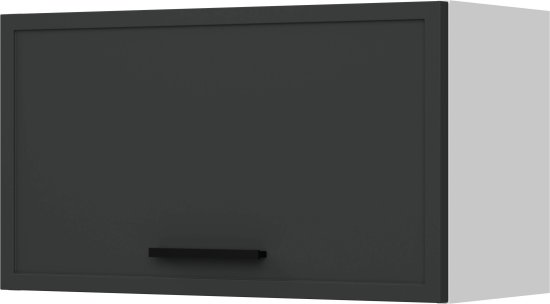 Навесной шкаф Неро 60x33.8x29 см KONSENSA МДФ цвет графит