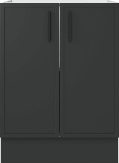 Напольный шкаф Неро 60x82.5x58 см KONSENSA МДФ цвет графит