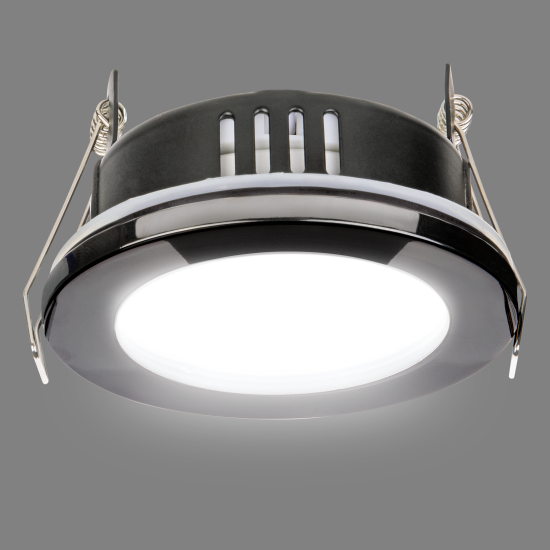 Светильник точечный встраиваемый влагозащищенный TDM Electric SQ0359-0114 под отверстие 80 мм 4 м² цвет черный