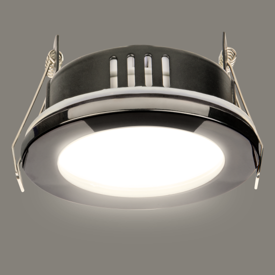 Светильник точечный встраиваемый влагозащищенный TDM Electric SQ0359-0114 под отверстие 80 мм 4 м² цвет черный