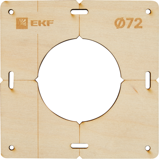 Комплект шаблонов EKF 72 мм