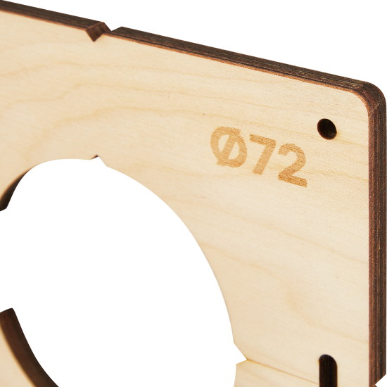 Комплект шаблонов EKF 72 мм