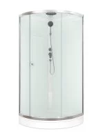 Душевая кабина Domani-Spa Simple низкий поддон 90x90 см цвет хром