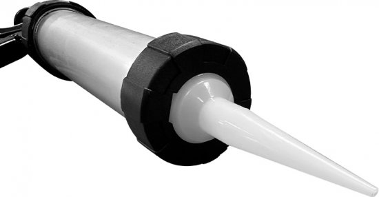 Пистолет для герметика закрытый Vertextools 9016 600 мл