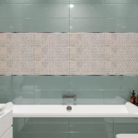 Плитка настенная Azori Brillo Oliva 20.1x50.5 см 1.52 м² глянцевая цвет зеленый