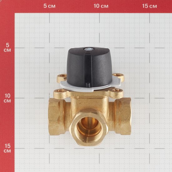 Клапан смесительный Stout 3-х ходовой 3/4 ВР(г) под электропривод KVs 6 (SVM-0003-012002)