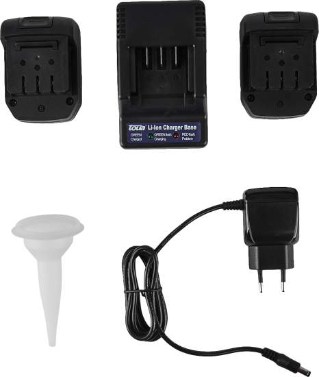 Пистолет аккумуляторный для герметика и монтажного клея Toua DCG72-600, 7.2 В Li-Ion 2x1.5 Ач